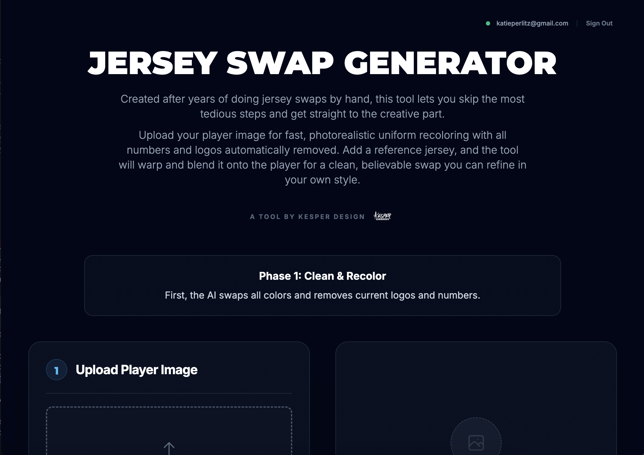 Jersey Swap Generator